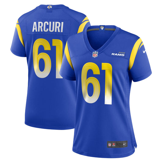 AJ Arcuri Los Angeles Rams Nike Women's Game Player Jersey - Royal