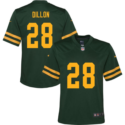 AJ Dillon Green Bay Packers Nike Youth Alternate Jersey - Green