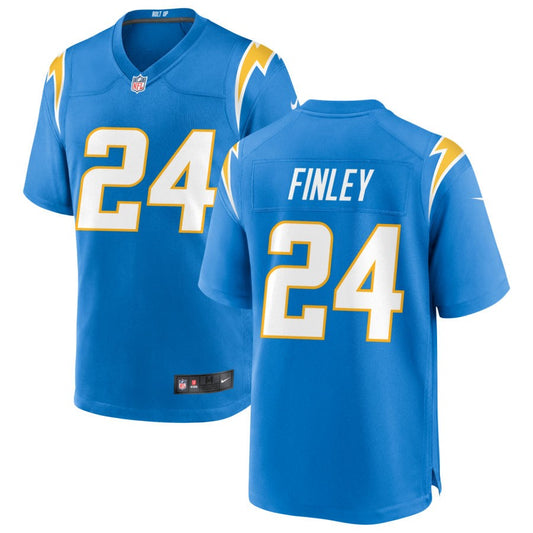 AJ Finley Los Angeles Chargers Nike Game Jersey - Powder Blue
