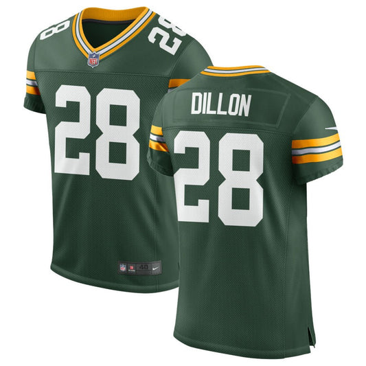 AJ Dillon Green Bay Packers Nike Classic Elite Jersey - Green