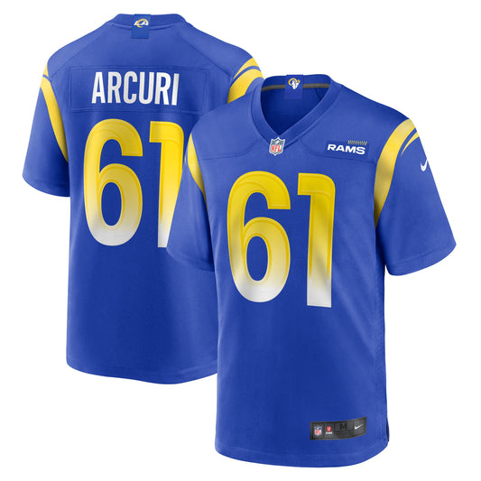AJ Arcuri Los Angeles Rams Nike Game Player Jersey - Royal