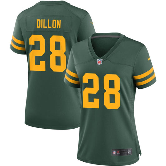 AJ Dillon Green Bay Packers Nike Women's Alternate Jersey - Green