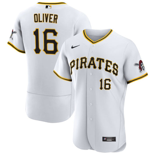 Al Oliver Pittsburgh Pirates Nike Home RetiredAuthentic Jersey - White