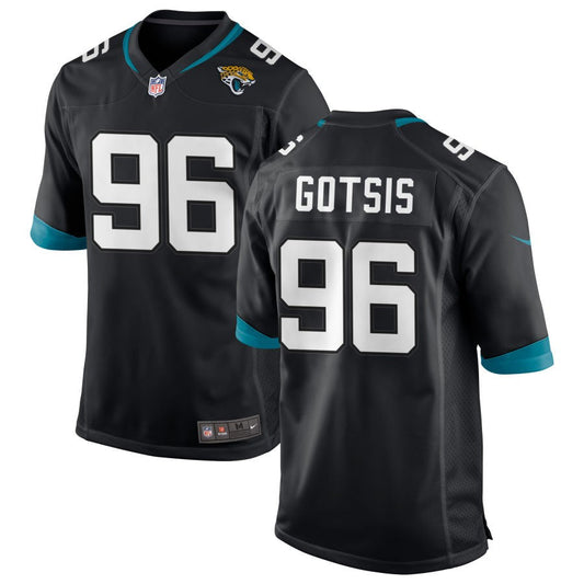 Adam Gotsis Jacksonville Jaguars Nike Game Jersey - Black