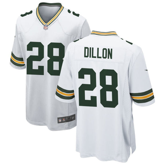 AJ Dillon Green Bay Packers Nike Game Jersey - White