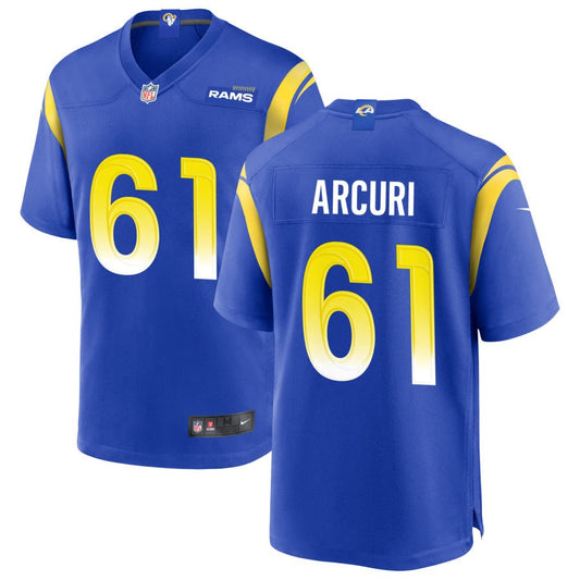 AJ Arcuri Los Angeles Rams Nike Game Jersey - Royal