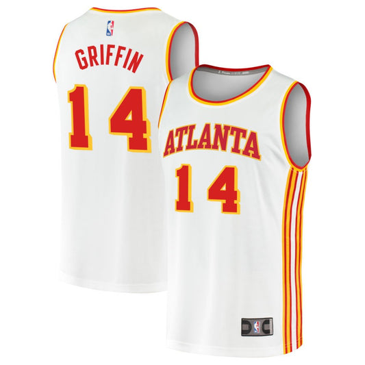 AJ Griffin  Atlanta Hawks Fanatics Branded Youth Fast Break Replica Jersey - Association Edition - White