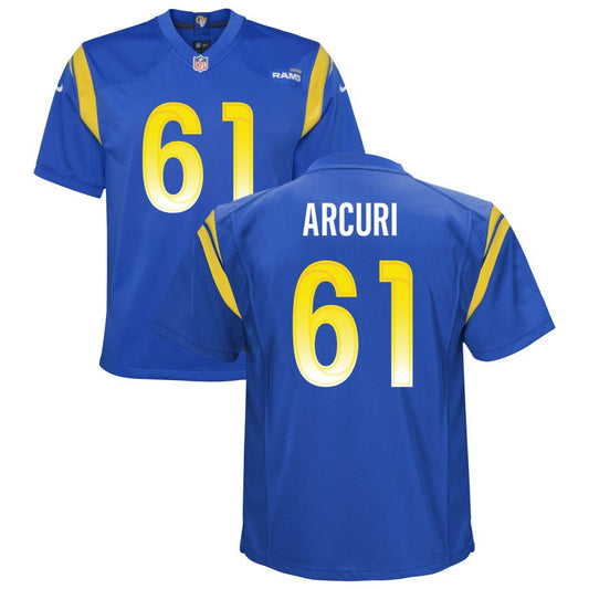 AJ Arcuri Los Angeles Rams Nike Youth Game Jersey - Royal