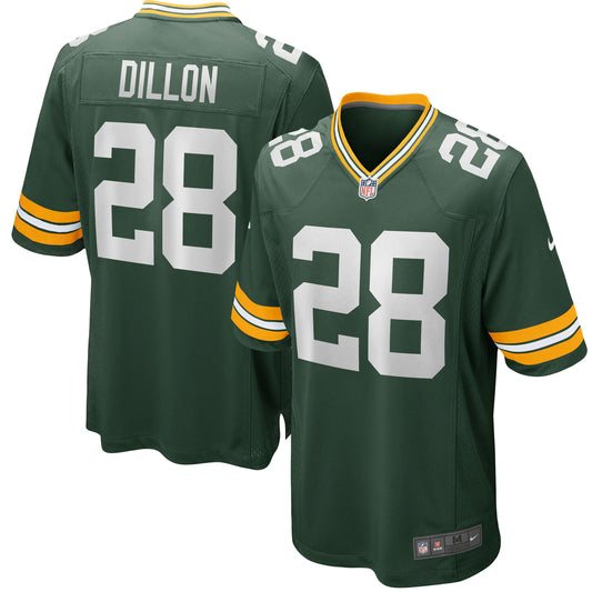 AJ Dillon Green Bay Packers Nike Team Game Jersey - Green